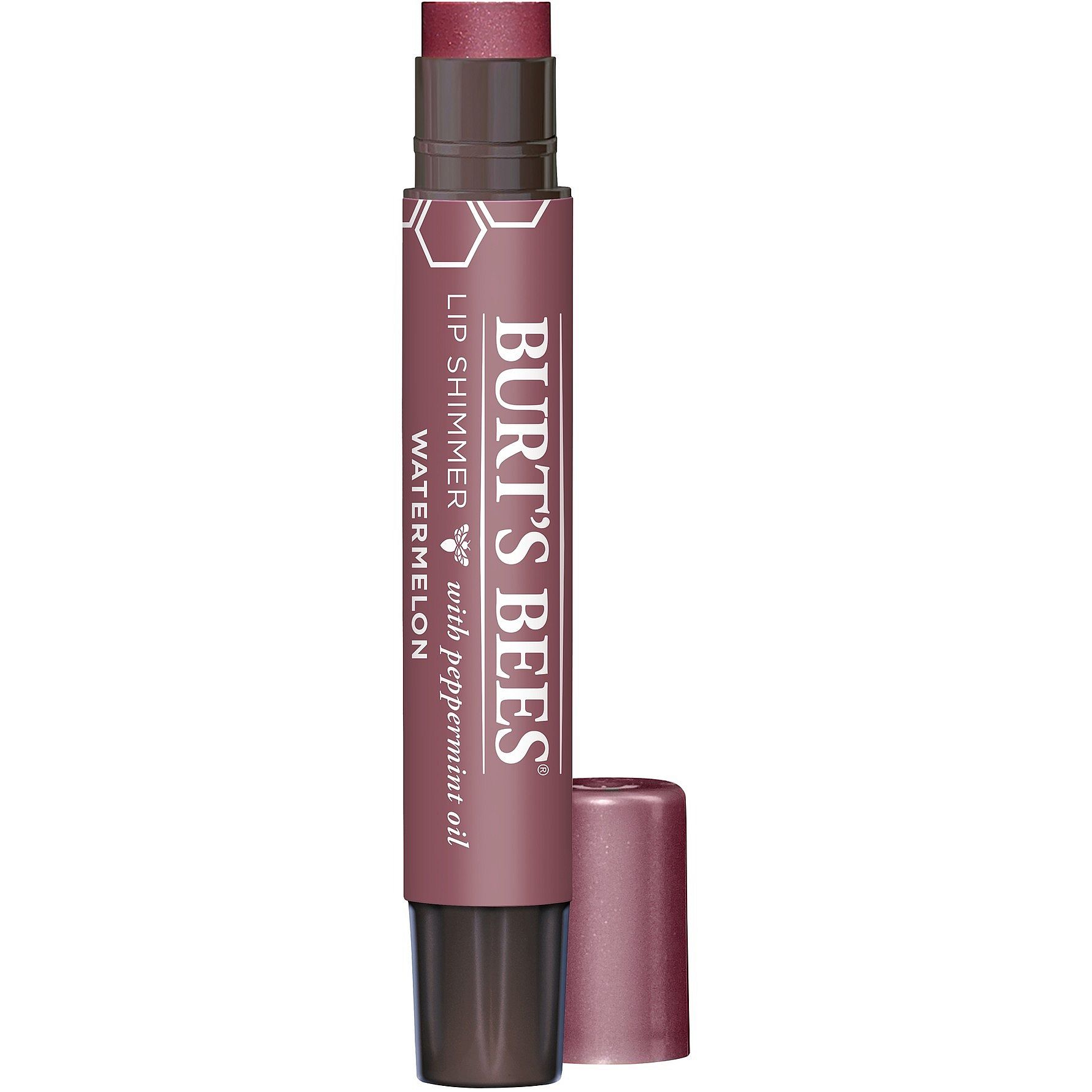 Burt's Bees – Lip Shimmer Watermelon – Rød – Watermelon v:1116565 Burt's Bees – Lip Shimmer Watermelon – Rød – Watermelon v:1116565