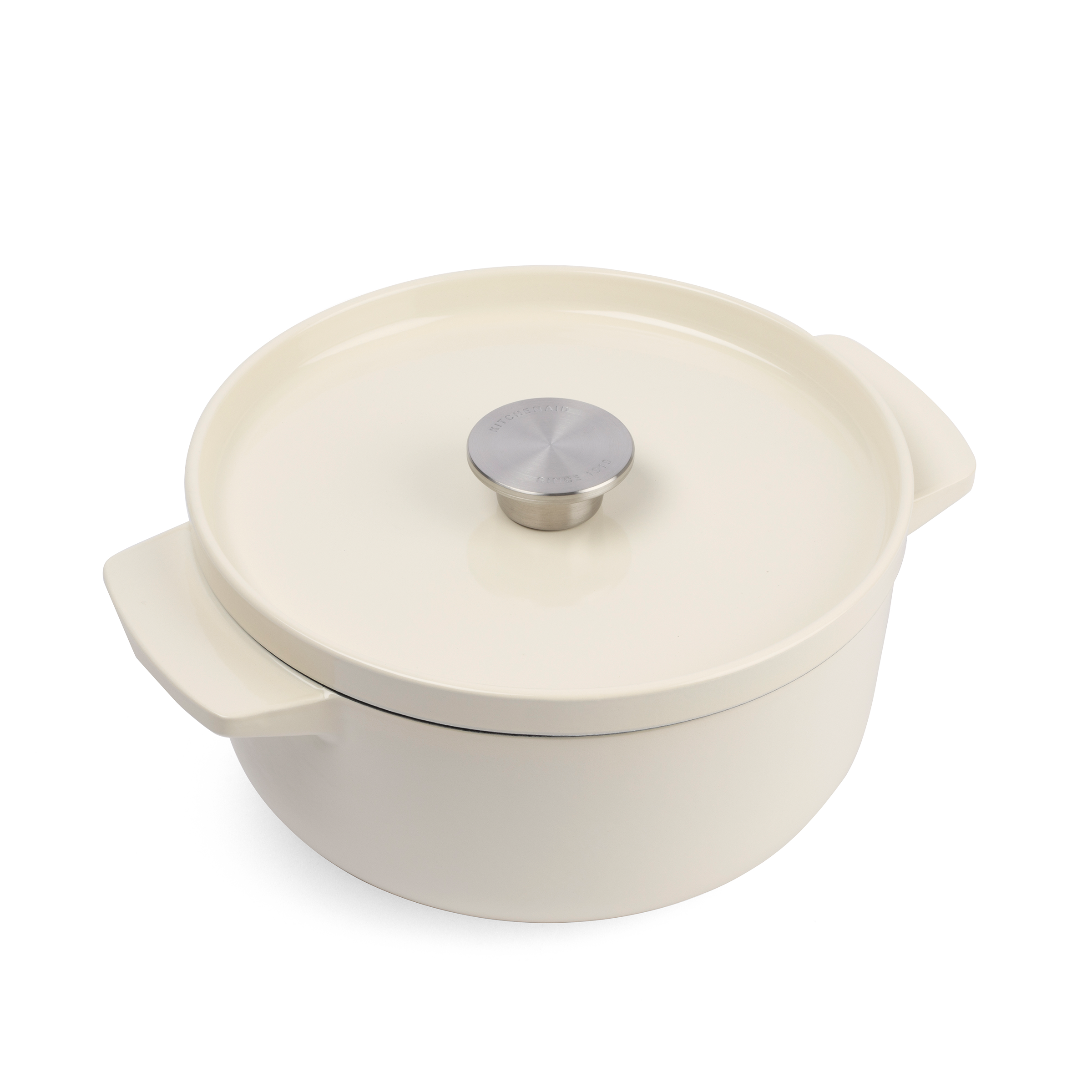 KitchenAid - KA-Casserole - Almond Cream - 22 cm - Gratis frakt v:4638132