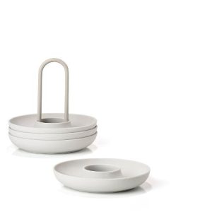 Zone Denmark – Singles Egg Cups With Holder – Warm Grey (332023) – Warm Grey v:8554965