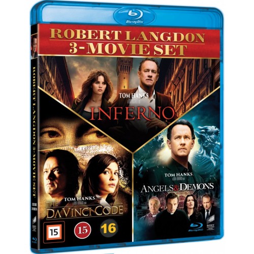 Dan Brown 3-movie set (Blu-Ray) - Blu-Ray - Complete Edition v:7019428