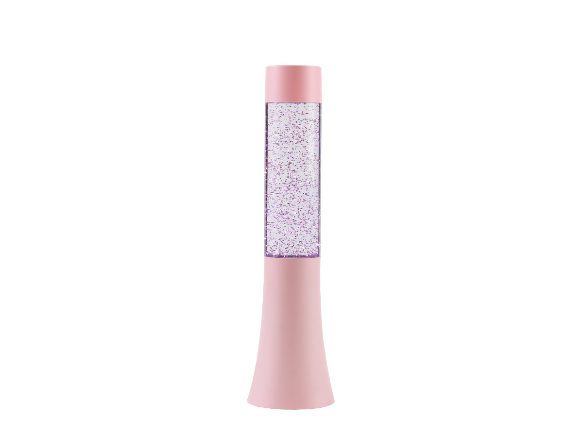 iTotal – Flared Glitter Lamp – Pastel Pink – 33.5 cm v:1741510