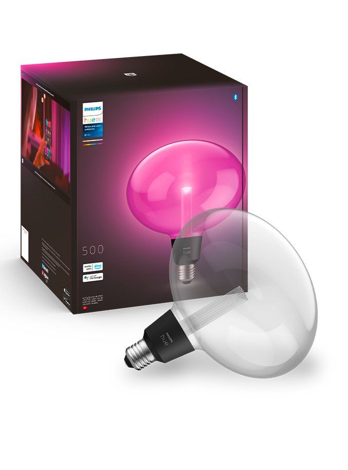 Philips Hue - Ellipse - E27 Smart Lyspære - Lightguide - Gratis frakt v:7661002