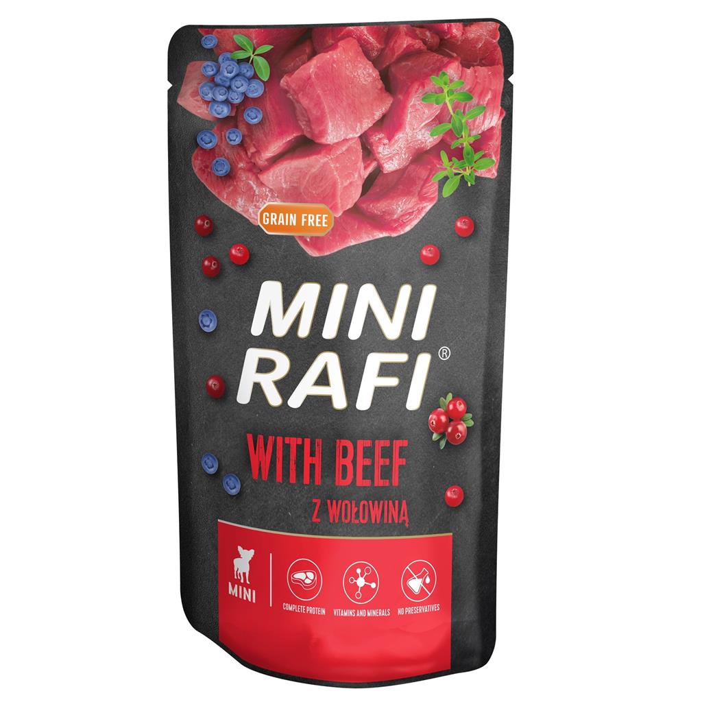Rafi - Dogfood MINI w/ Beef - 150g v:1905845