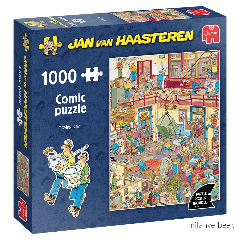 Jan Van Haasteren - Moving Day (1000 Pieces) (1119802228) v:3651414