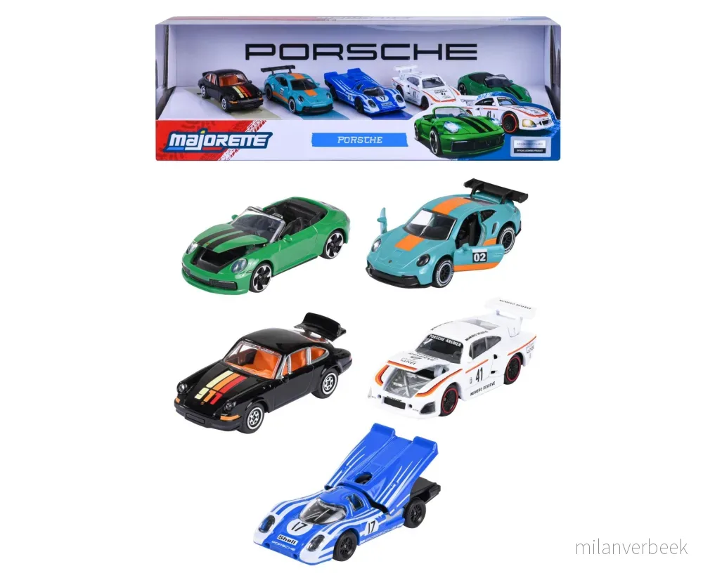 Majorette - Porsche 5 Pieces Giftpack (8502105002) v:8149920