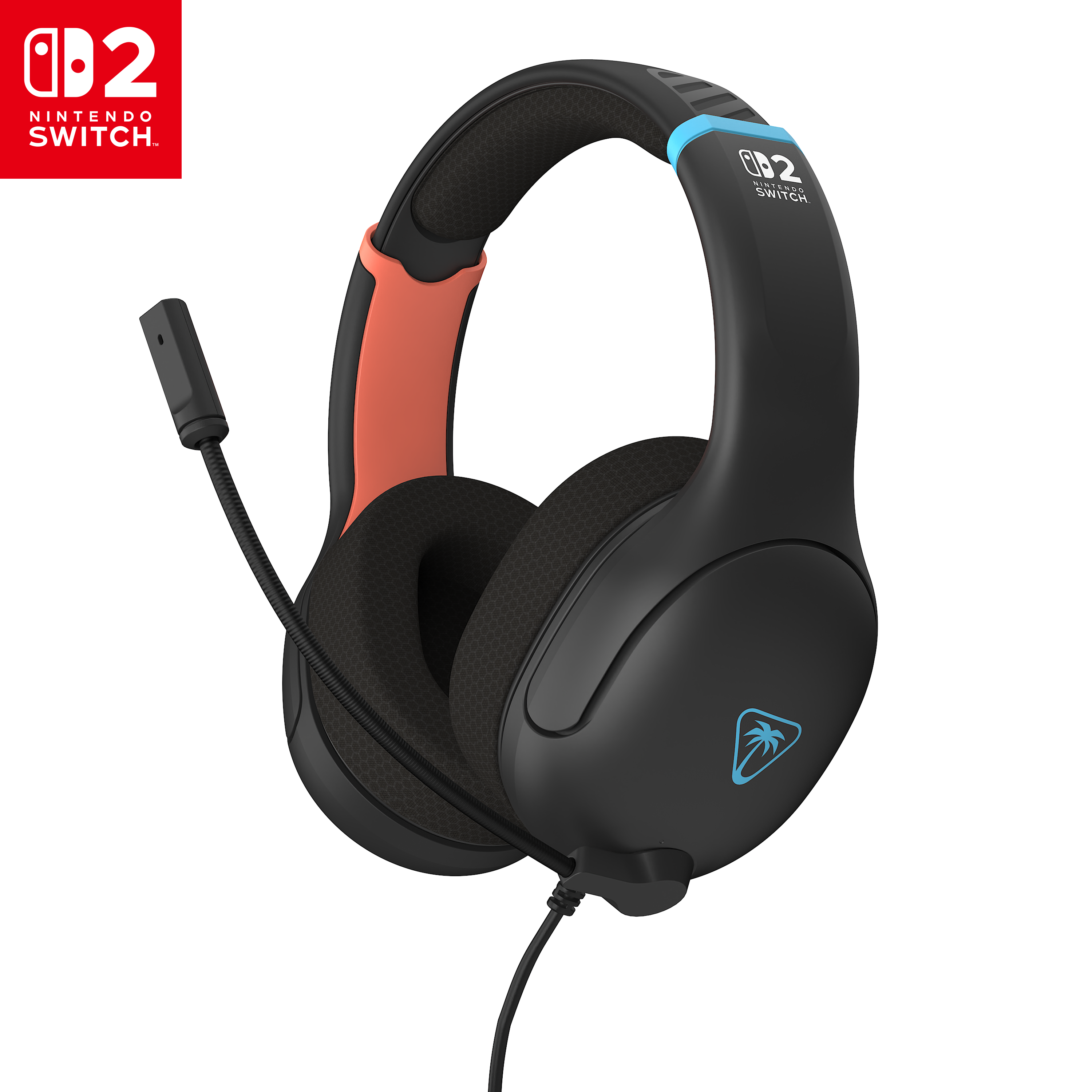 Turtle Beach Airlite Fit Headset Charcoal Black for Nintendo Switch™ 2 – Nintendo Switch 2 – Engelsk – Standard v:8680900