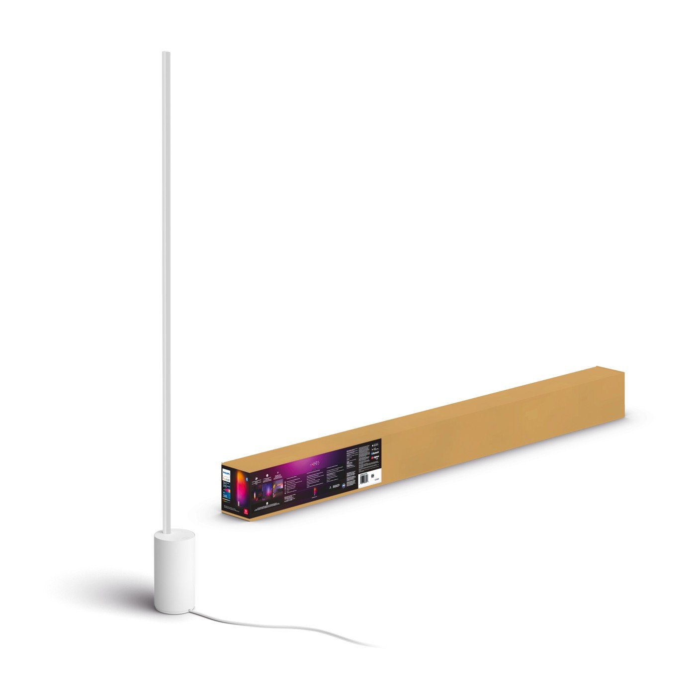 Philips Hue – Signe gulvlampe – Gradient – Hvit og farget stemning – Gratis frakt v:9043819