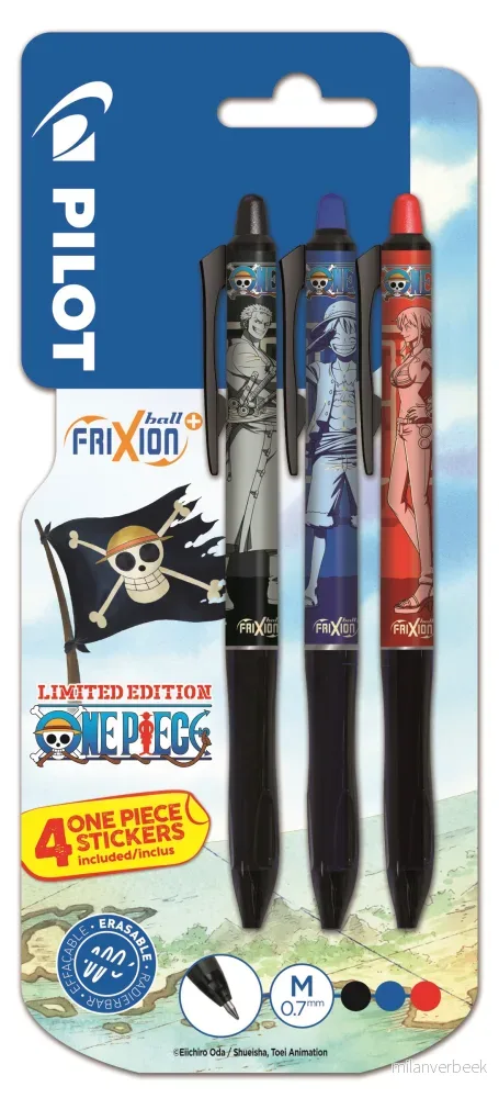 Pilot - Frixion Ball Plus One Piece 0,7 blister ass (3) v:8905069
