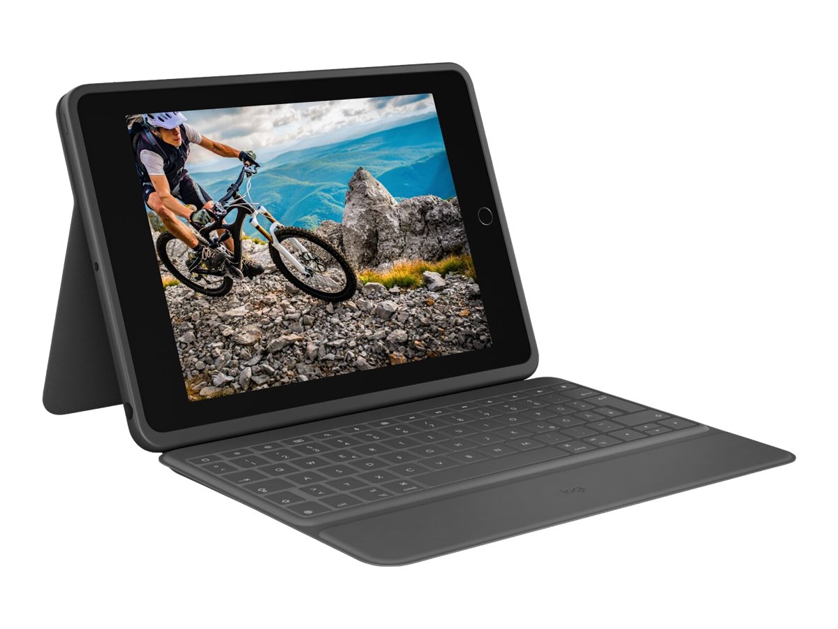 Logitech – Rugged Folio til iPad 10.9'' (10. gen) Oxford Grey (Nordisk) – Gratis frakt v:3923640