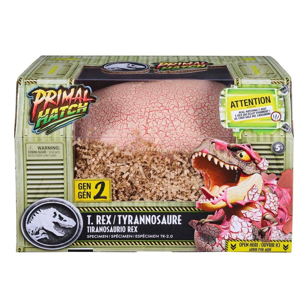 Primal Hatch - Jurassic World T Rex 2.0 (6076597) - Gratis frakt v:3226110