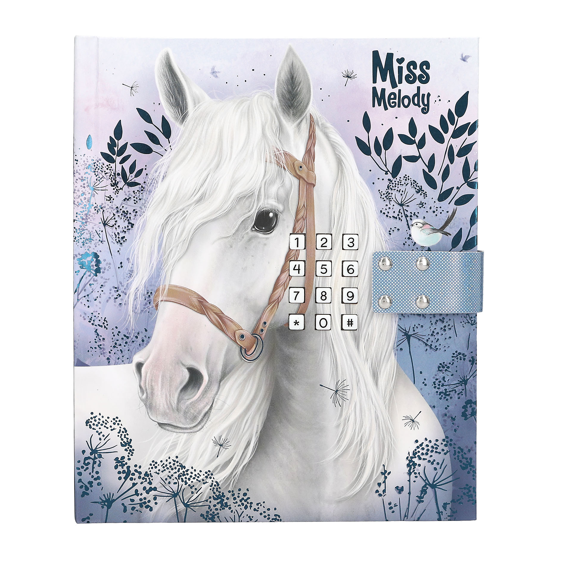 Miss Melody – Dagbok med kode og musikk, blå v:8177111