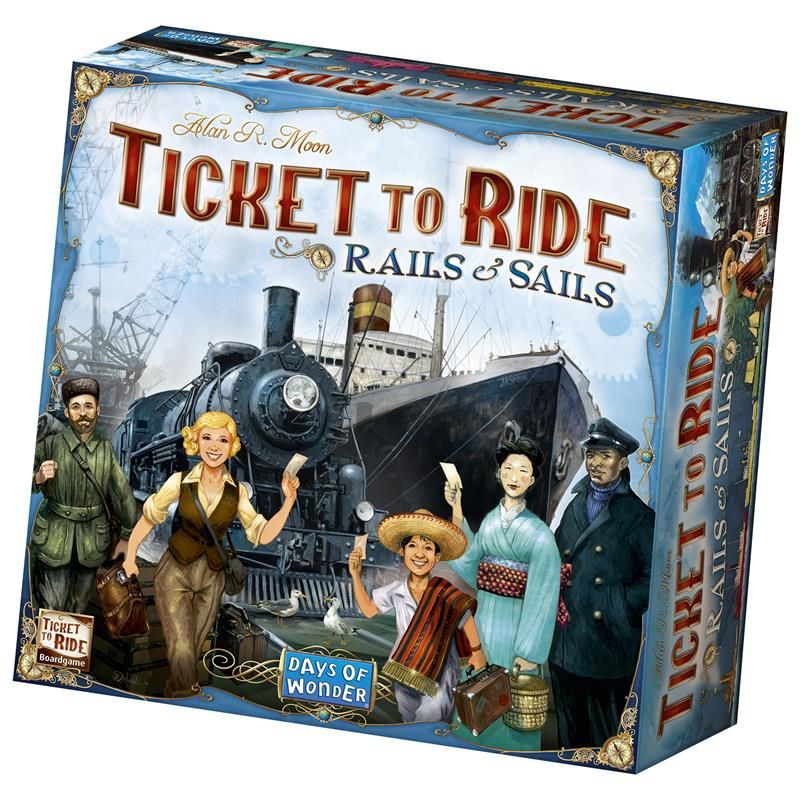 Ticket To Ride – Sails and Rails (Nordic) (DOW720926) – Gratis frakt v:1455665