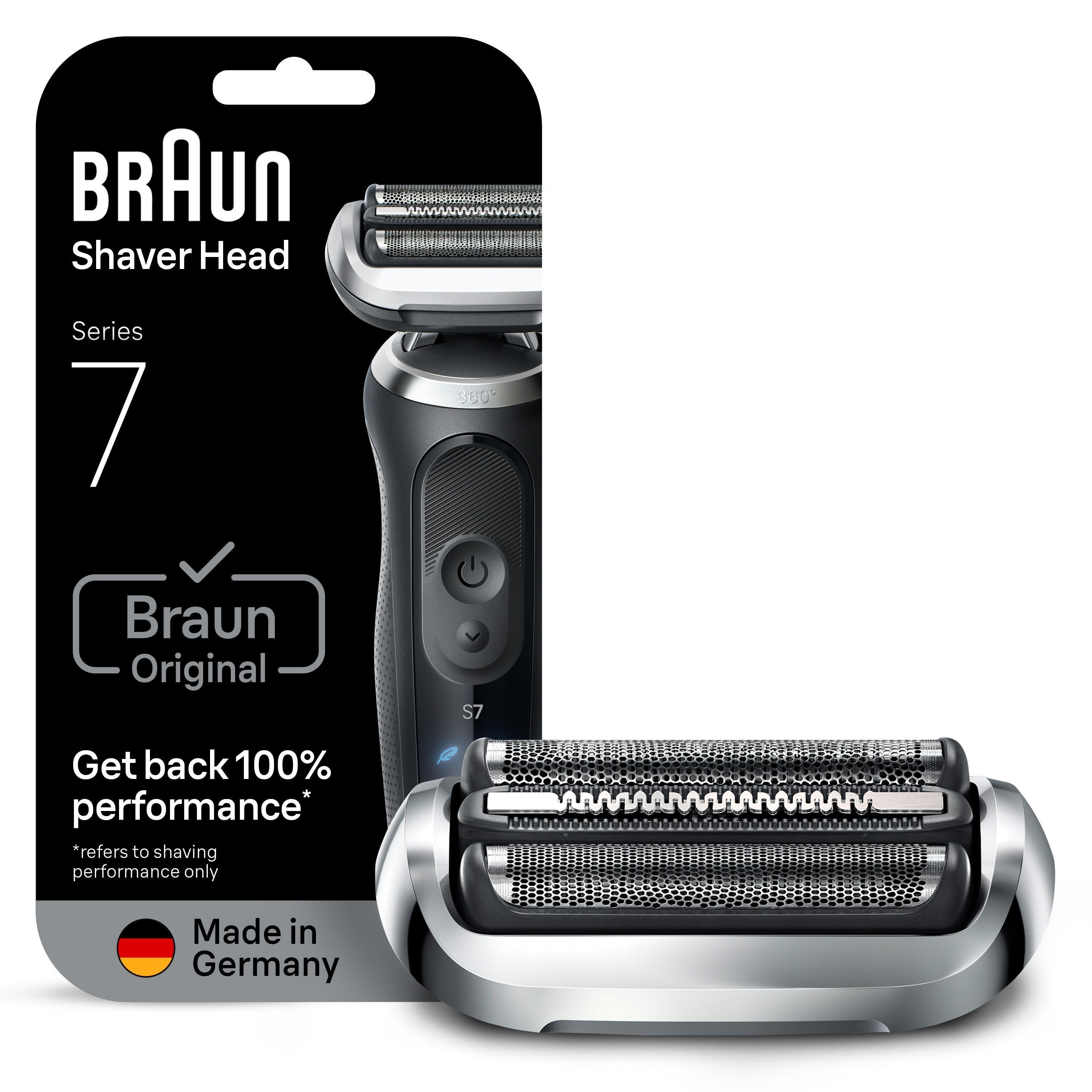 Braun - Series 7 Elektrisk Barbermaskin - ORIGINAL Barberhode-Refill, 74S - Silver v:8564198