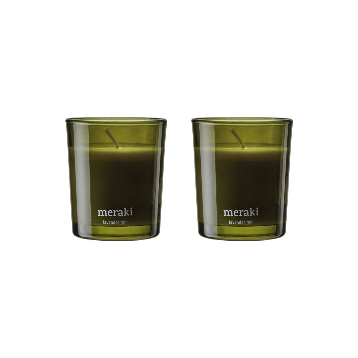 – Duftlys, Lavender rain – olive-green – h: 7 cm, dia: 6 cm v:4731335