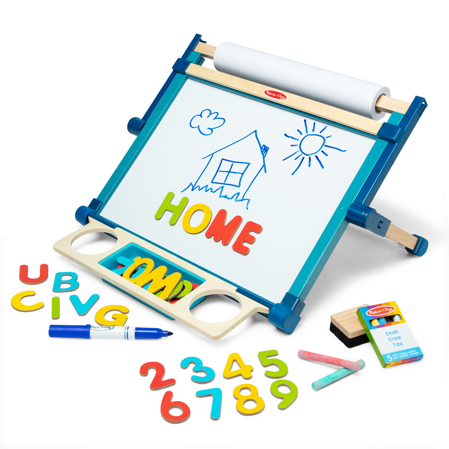 Melissa & Doug - Kunststaffeli Double-Sided Magnetic Tabletop Art Easel v:1535765