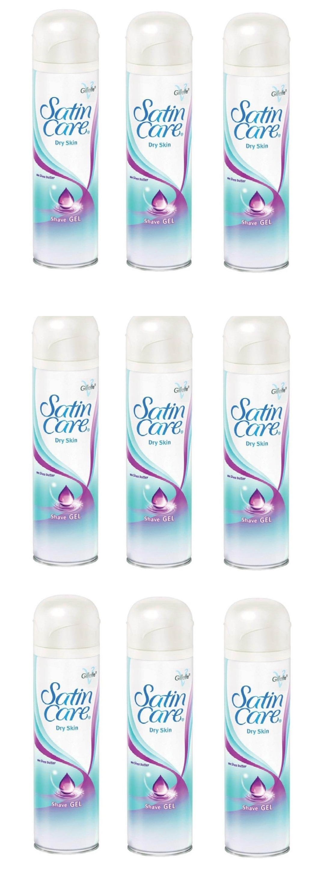 Venus - Satin Care Shea Butter Silk - 9x200 ml - Gratis frakt v:8722273