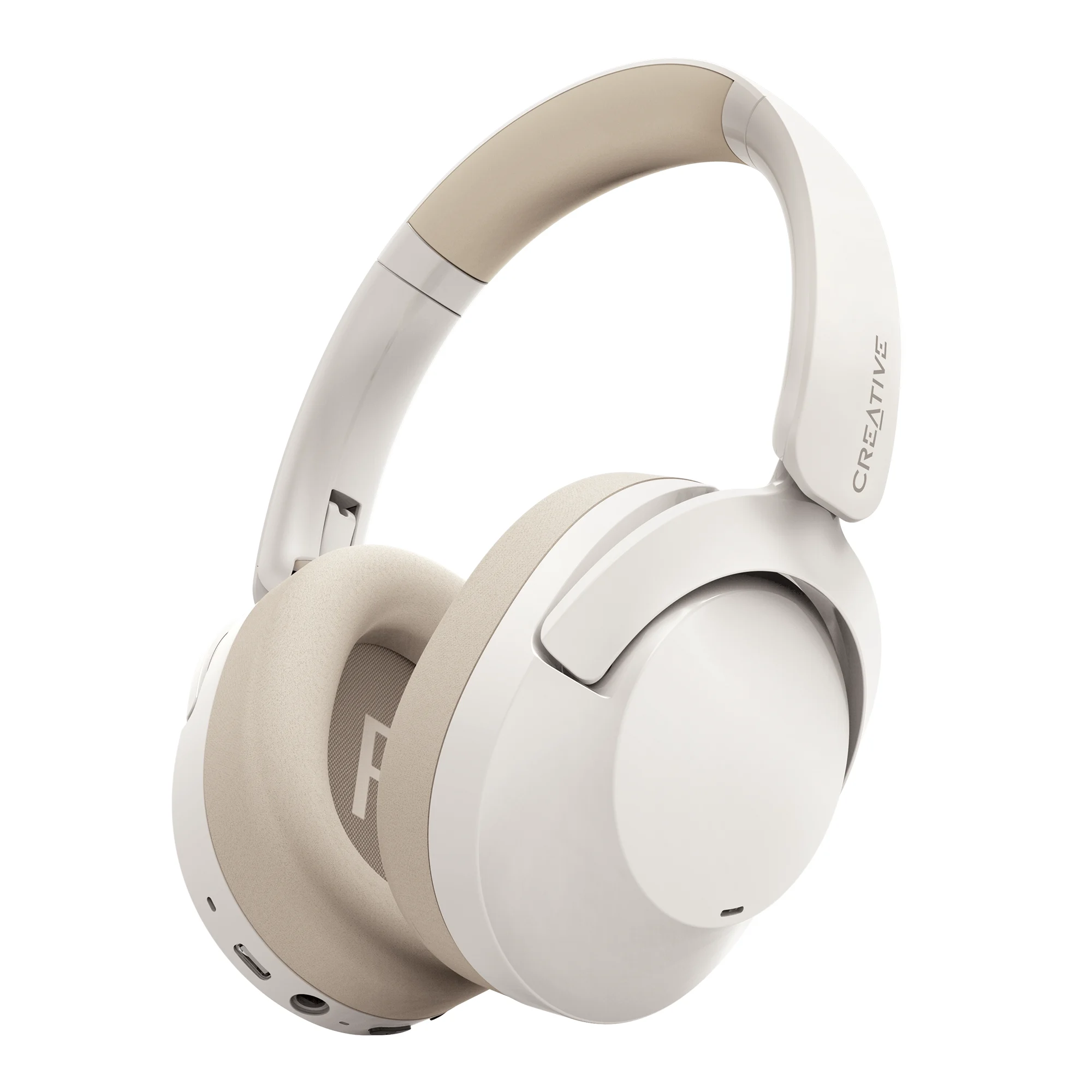 Creative - Zen Hybrid 2 Wireless Over-ear Headphones ANC - Cream - Gratis frakt v:3370282