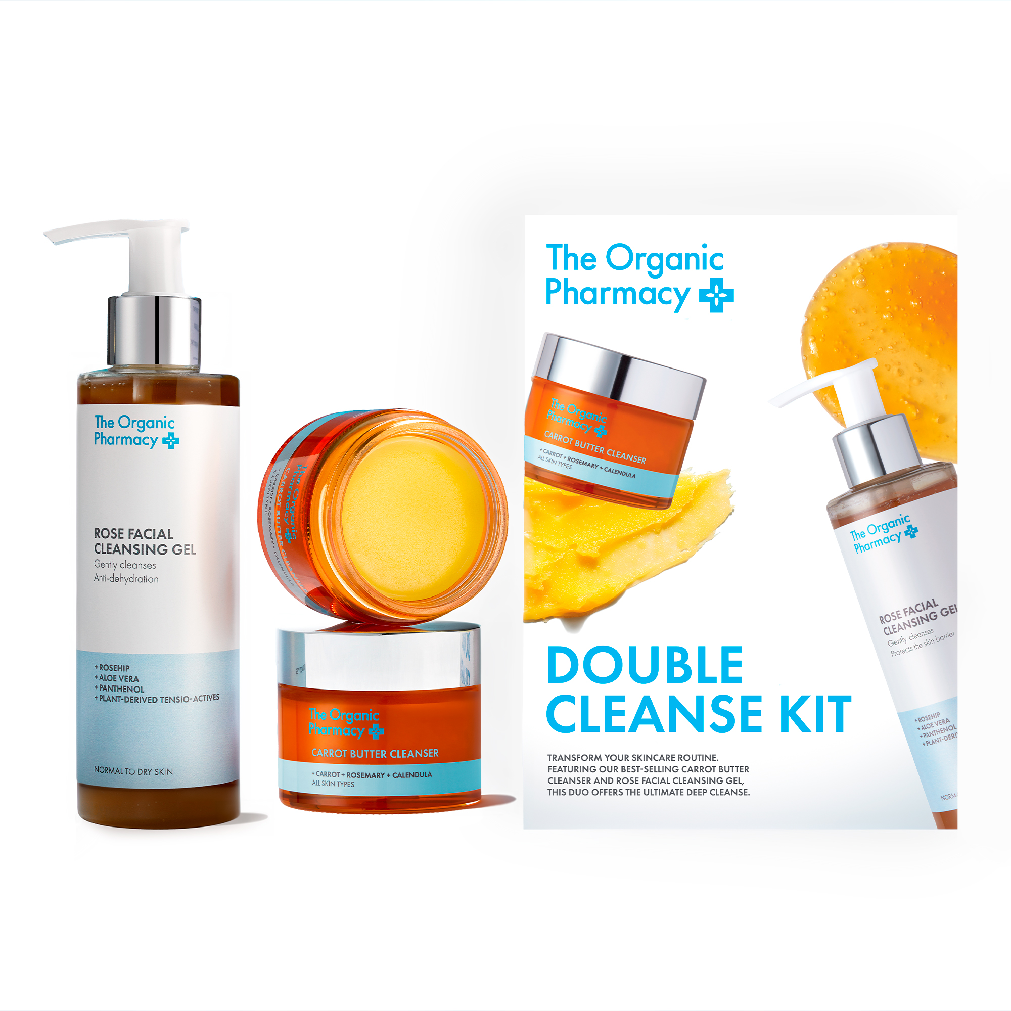 The Organic Pharmacy - Double Cleanse Kit - 250 ml v:2174046