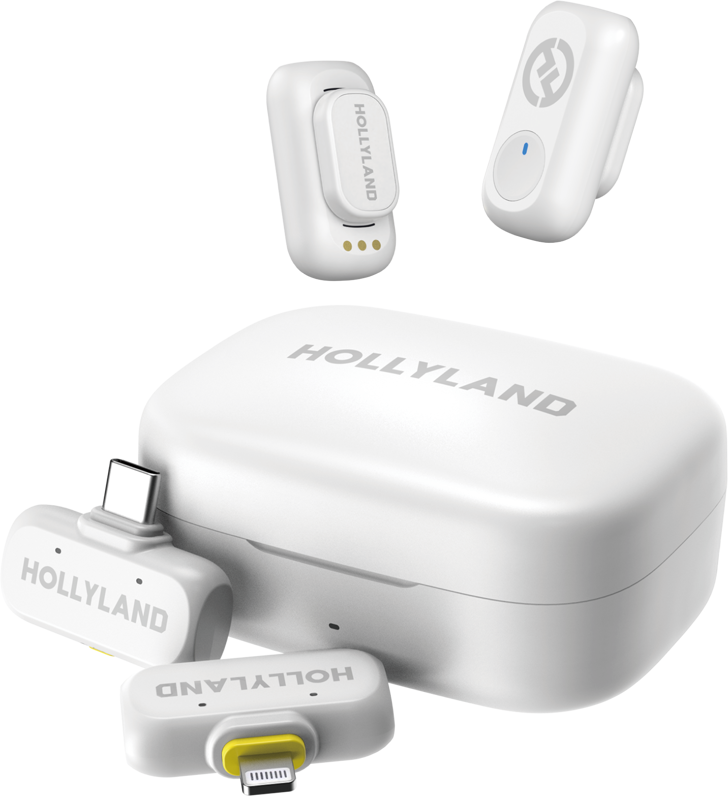 Hollyland LARK A1 Combo Elfenbenshvit, med USB-C-mottaker + Lightning-mottaker + ladeetui – Gratis frakt v:7382158 Hollyland LARK A1 Combo Elfenbenshvit, med USB-C-mottaker + Lightning-mottaker + ladeetui – Gratis frakt v:7382158