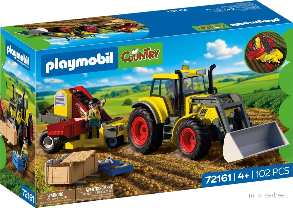 PLAYMOBIL – Large Tractor with Potato Harvester (72161) – Gratis frakt v:7090595 PLAYMOBIL – Large Tractor with Potato Harvester (72161) – Gratis frakt v:7090595
