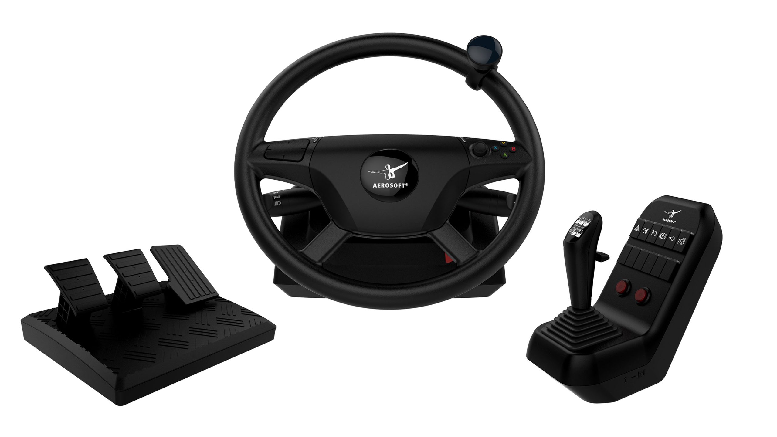 Aerosoft – Truck and Bus Steering Wheel System – Gratis frakt v:7554466