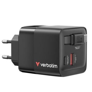 Verbatim – 65W 2 Port with Retractable Cable v:7919295