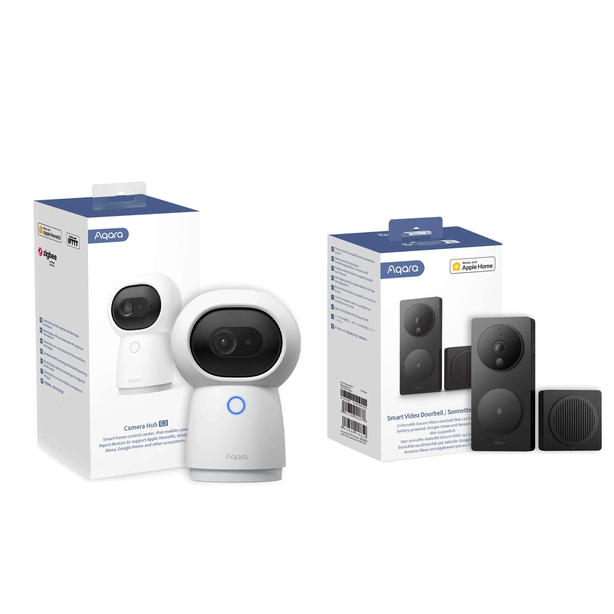 Aqara – Camera Hub G3 + Smart Video Doorbell G4 – Gratis frakt v:7560663 Aqara – Camera Hub G3 + Smart Video Doorbell G4 – Gratis frakt v:7560663