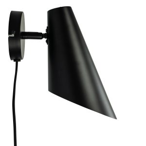 Dyberg-Larsen – Cale Vegglampe – Sort – Gratis frakt v:7578460