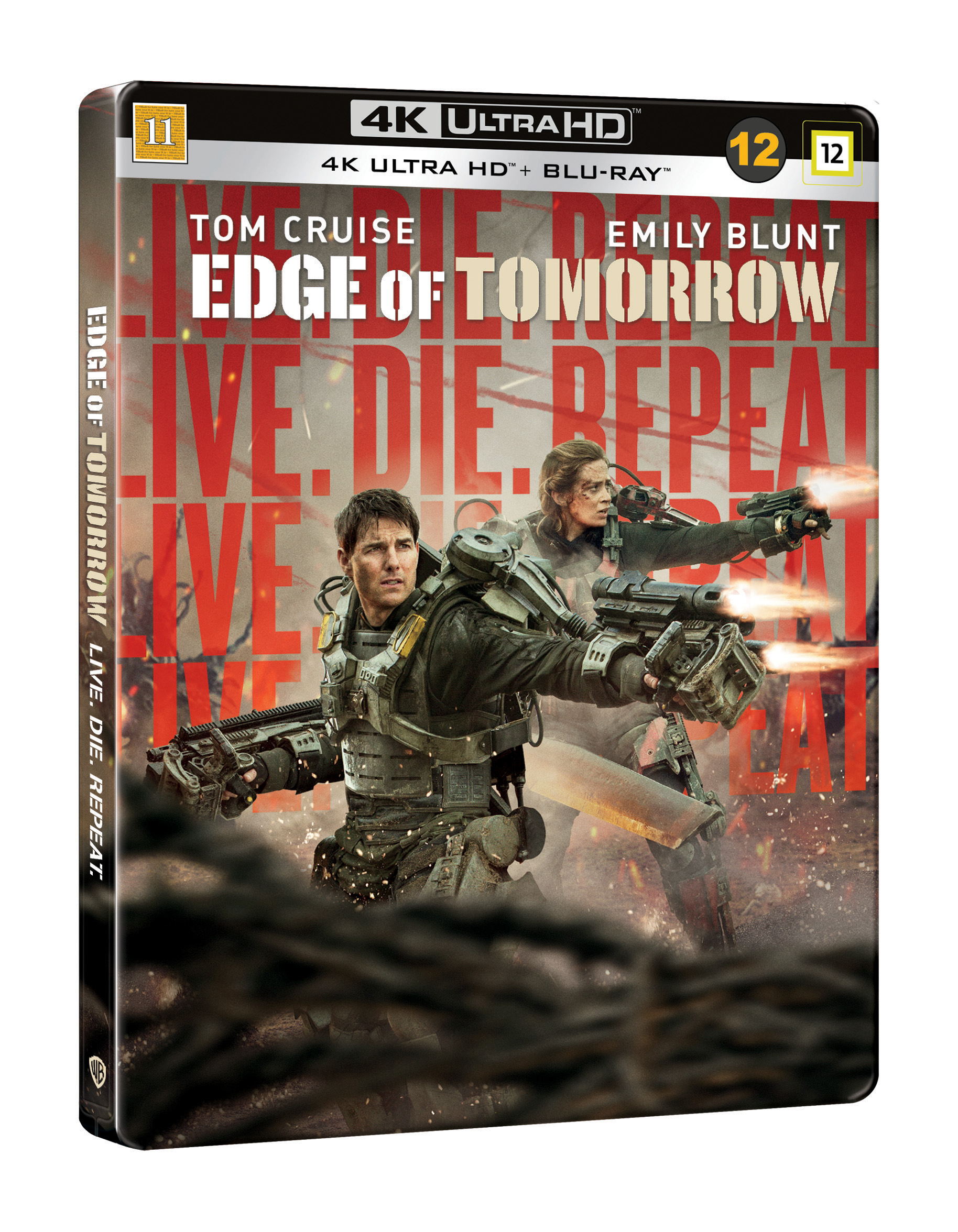 Edge of Tomorrow Steelbook 2-disc (4K UHD + BD) - 4K Blu-Ray - Steelbook v:8625918