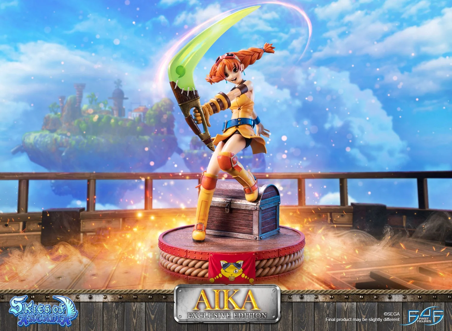 Skies Of Arcadia (Aika) RESIN Statue - Gratis frakt v:9331245