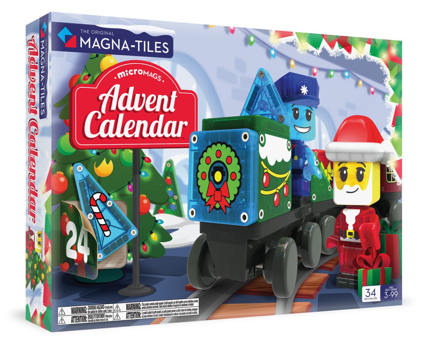 Magna Tiles – Julekalender med microMAGS, 34 deler v:5406721 Magna Tiles – Julekalender med microMAGS, 34 deler v:5406721