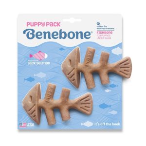 Benebone – Fishbone Puppy 2-Pack Mini – 12cm – (81005421033) v:1226483 Benebone – Fishbone Puppy 2-Pack Mini – 12cm – (81005421033) v:1226483
