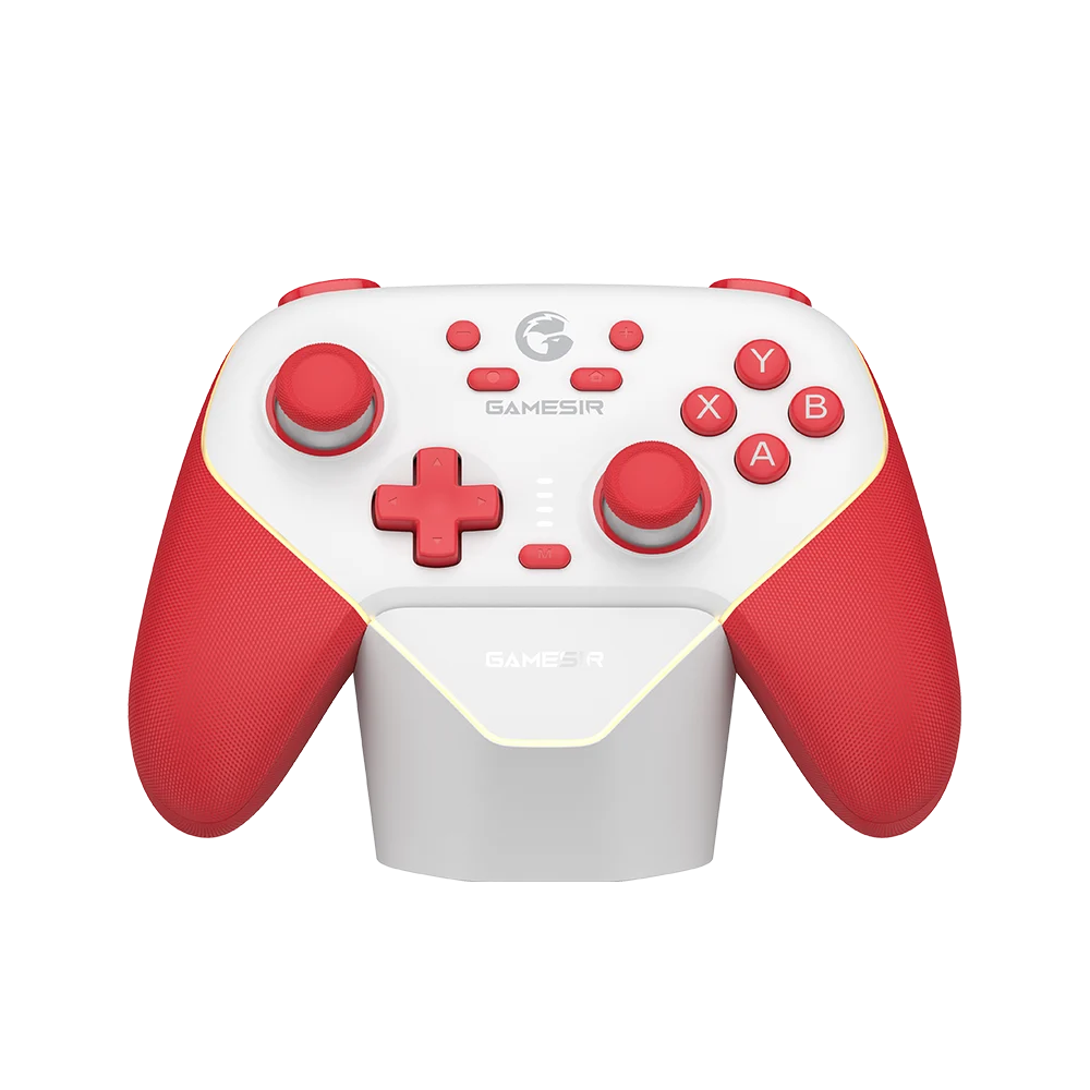 GameSir - Super Nova Multiplatform Gamepad - Red & White - Gratis frakt v:6227275