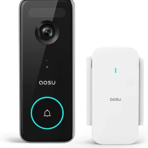 Aosu – Video Doorbell Ultra – 5MP Smart Trådløs Videodørklokke – Gratis frakt v:2343808