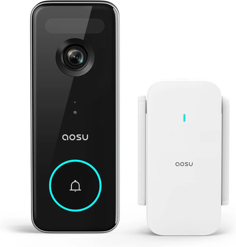 Aosu – Video Doorbell Ultra – 5MP Smart Trådløs Videodørklokke – Gratis frakt v:2343808 Aosu – Video Doorbell Ultra – 5MP Smart Trådløs Videodørklokke – Gratis frakt v:2343808