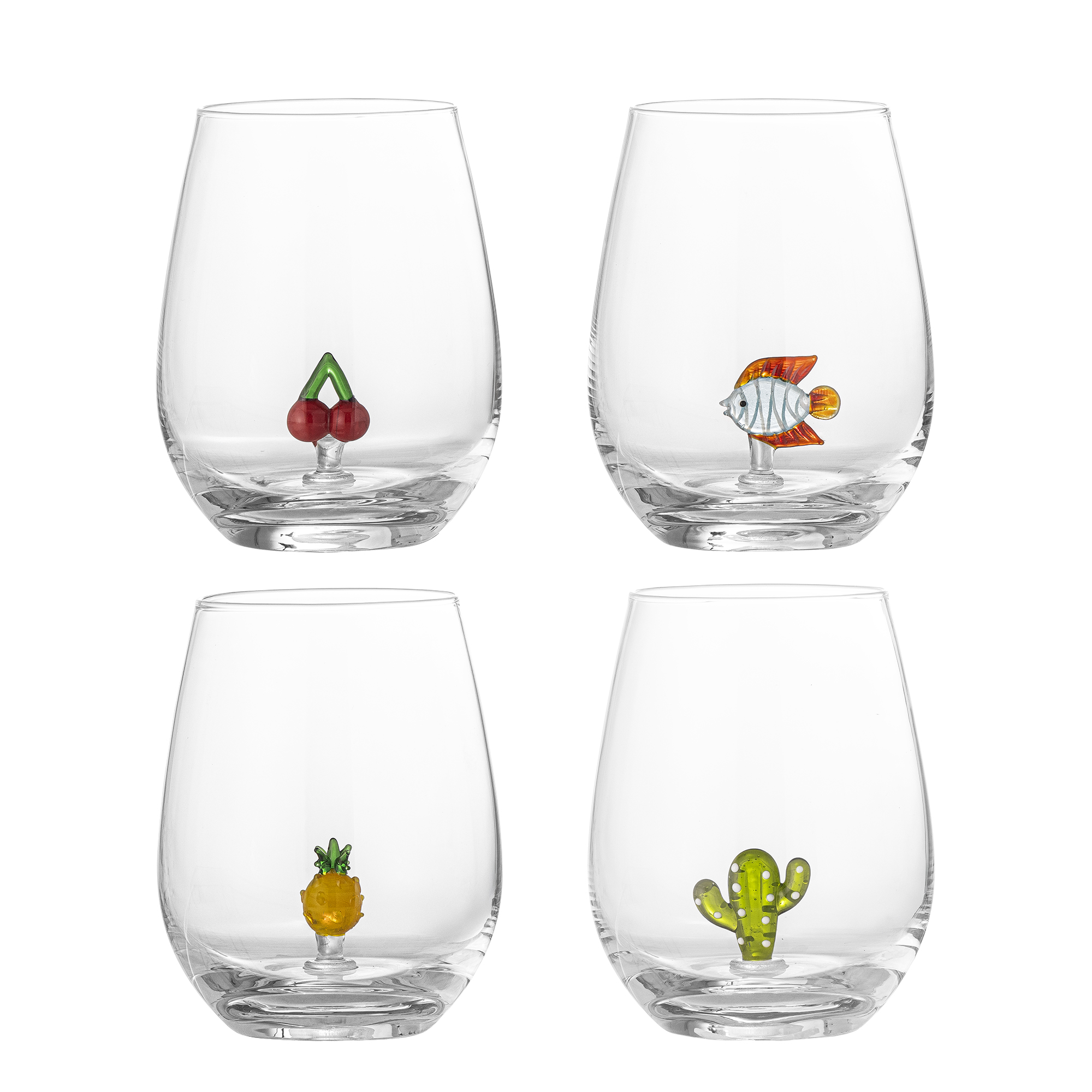 Bloomingville – Misa drikkeglass – sett med 4 – klar v:2963864 Bloomingville – Misa drikkeglass – sett med 4 – klar v:2963864