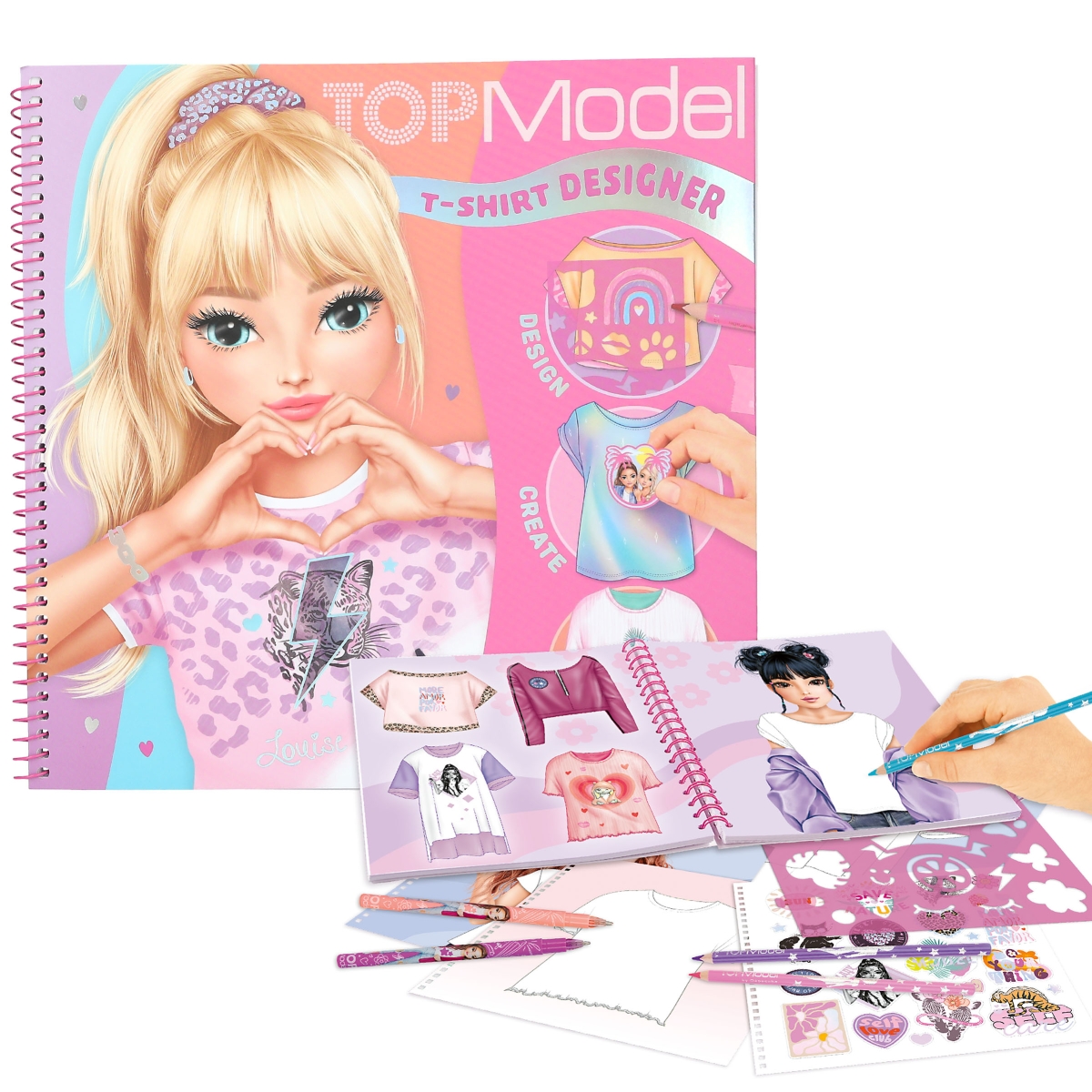 Topmodel - TOPModel T-shirt Designer Aktivitetsbok v:7274030