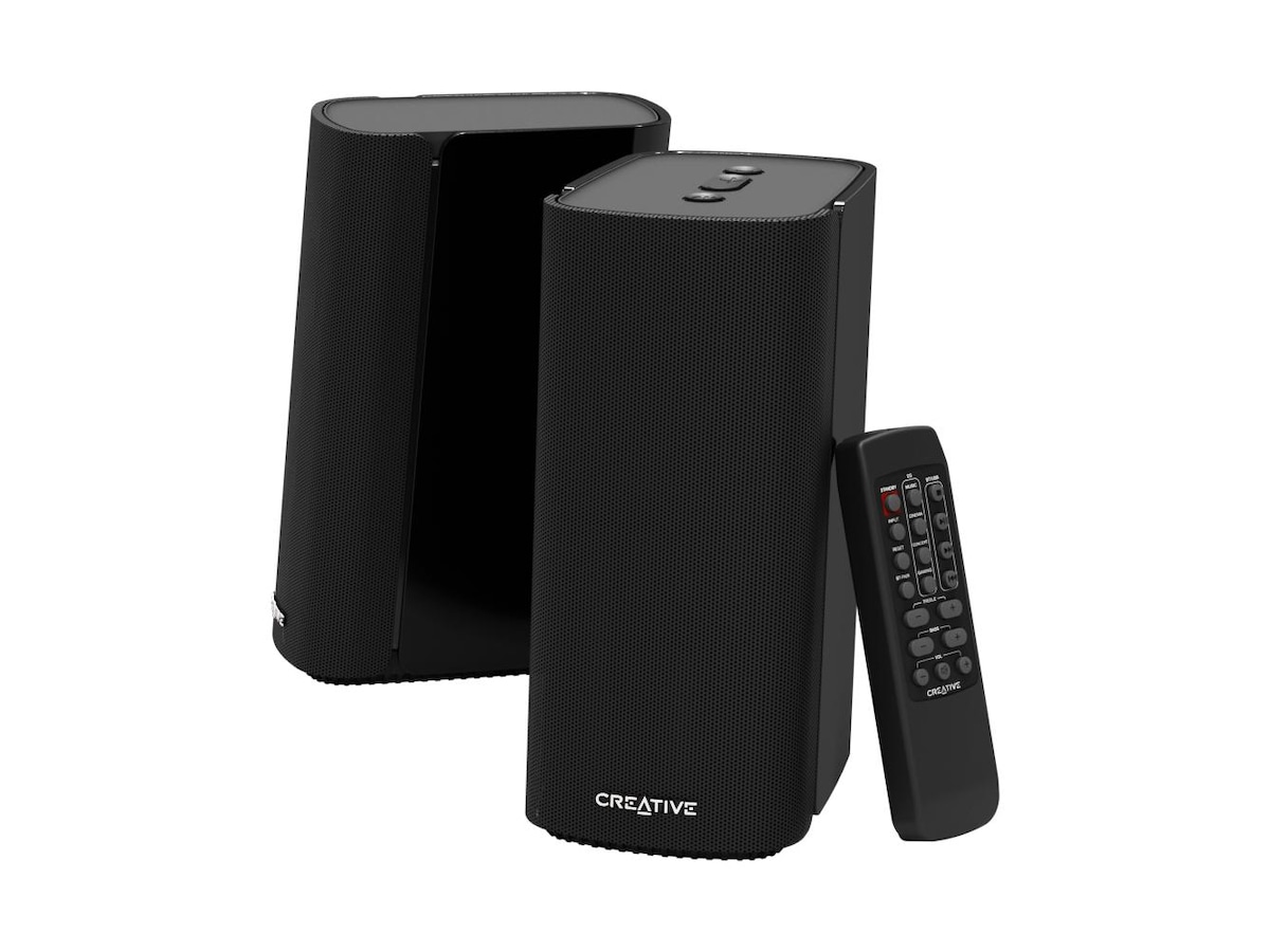 Creative - T100 Wireless 2.0 Speakers, Black - Gratis frakt v:8122054