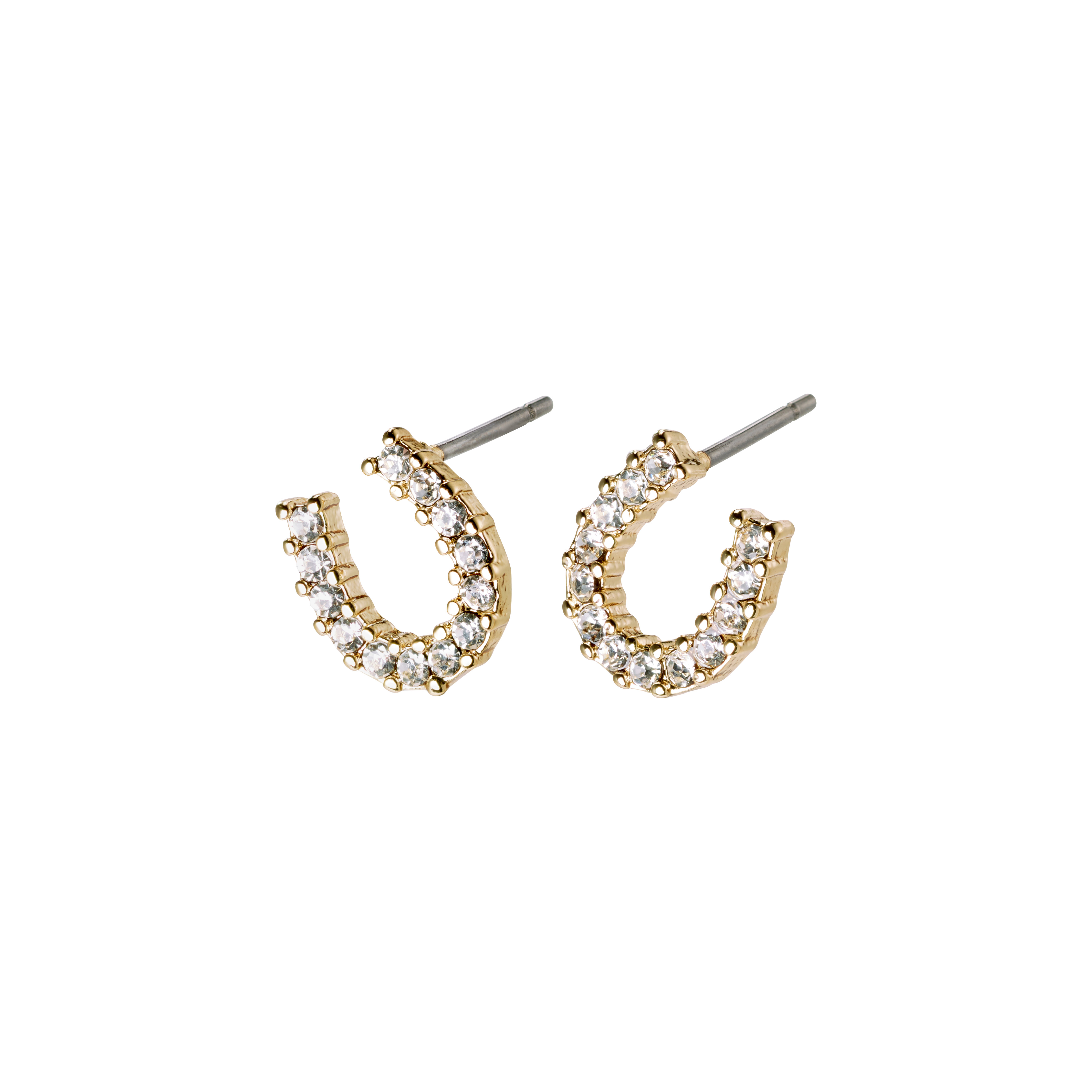 PILGRIM – Leanna Good Luck Crystal Earrings – Gold-Plated v:7226260 PILGRIM – Leanna Good Luck Crystal Earrings – Gold-Plated v:7226260
