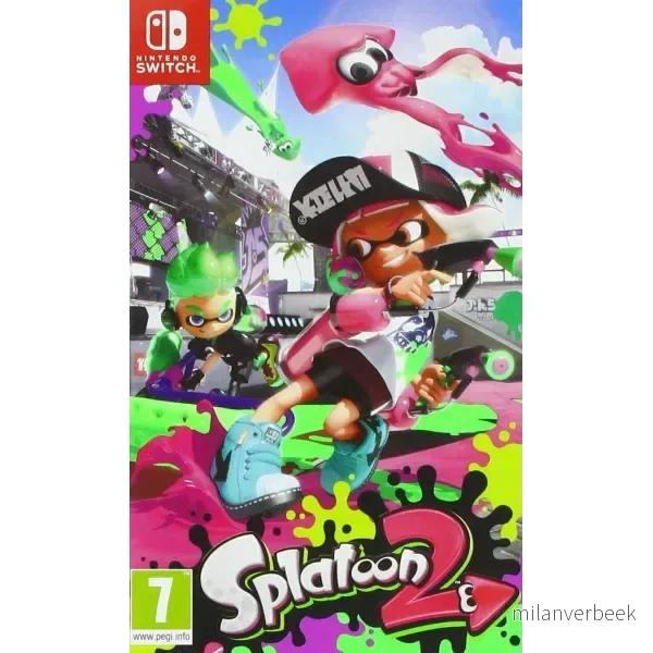 Splatoon 2 (FR/Multi in Game) - Nintendo Switch - Fransk - Standard v:7439455