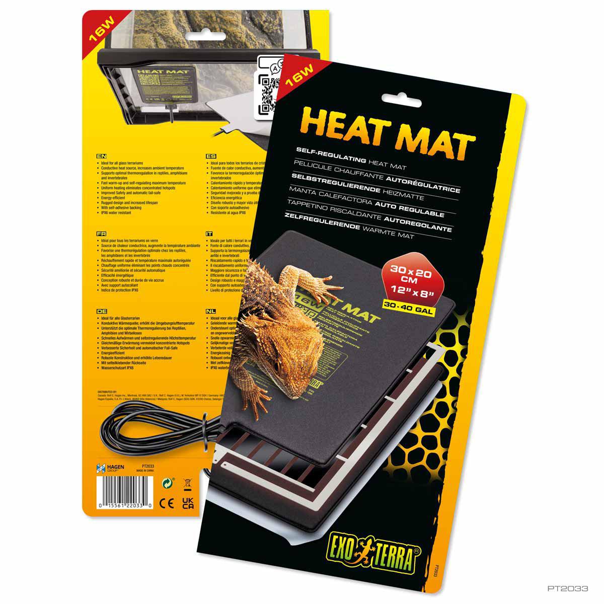 Exoterra - Heating Mat 16W - 30x20 cm v:7754782
