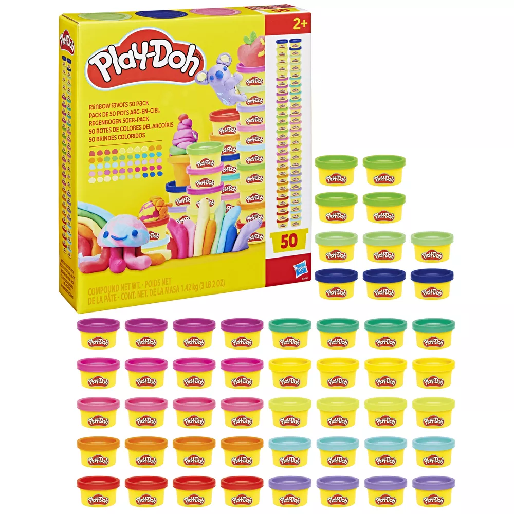 Play-Doh – Super Rainbow Flavors – 50 pakke v:8776134