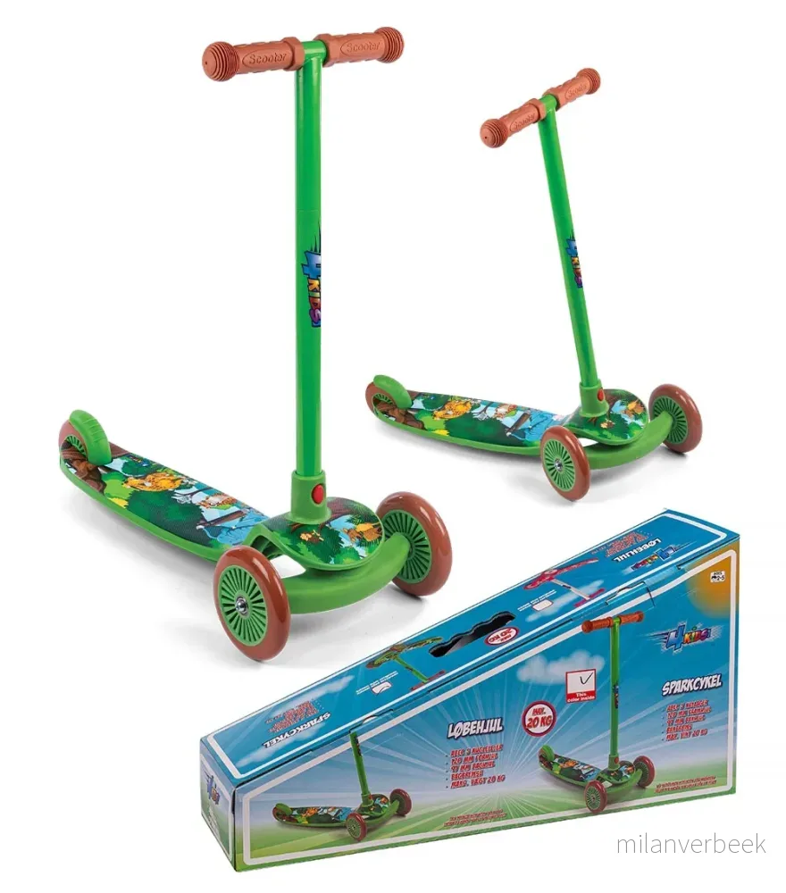California - 3-Wheel Scooter - Green (83114) - Green v:6614607