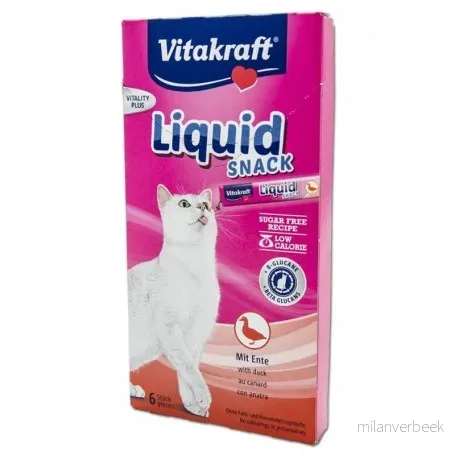 Vitakraft - Liquid Snack Duck+Beta-Glucans,90g,Cat - (23520) v:2850546