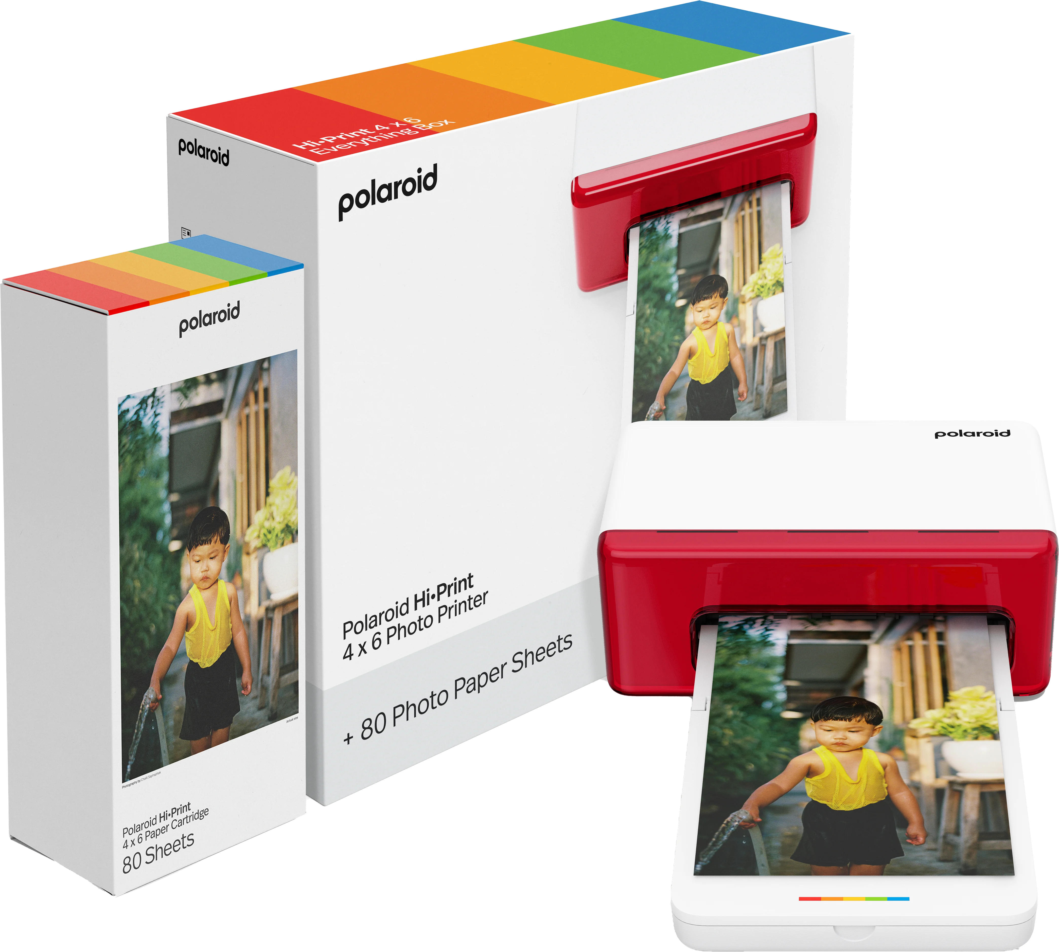 Polaroid - Hi-Print 4x6 E-Box Photo Printer - White - Gratis frakt v:9306153