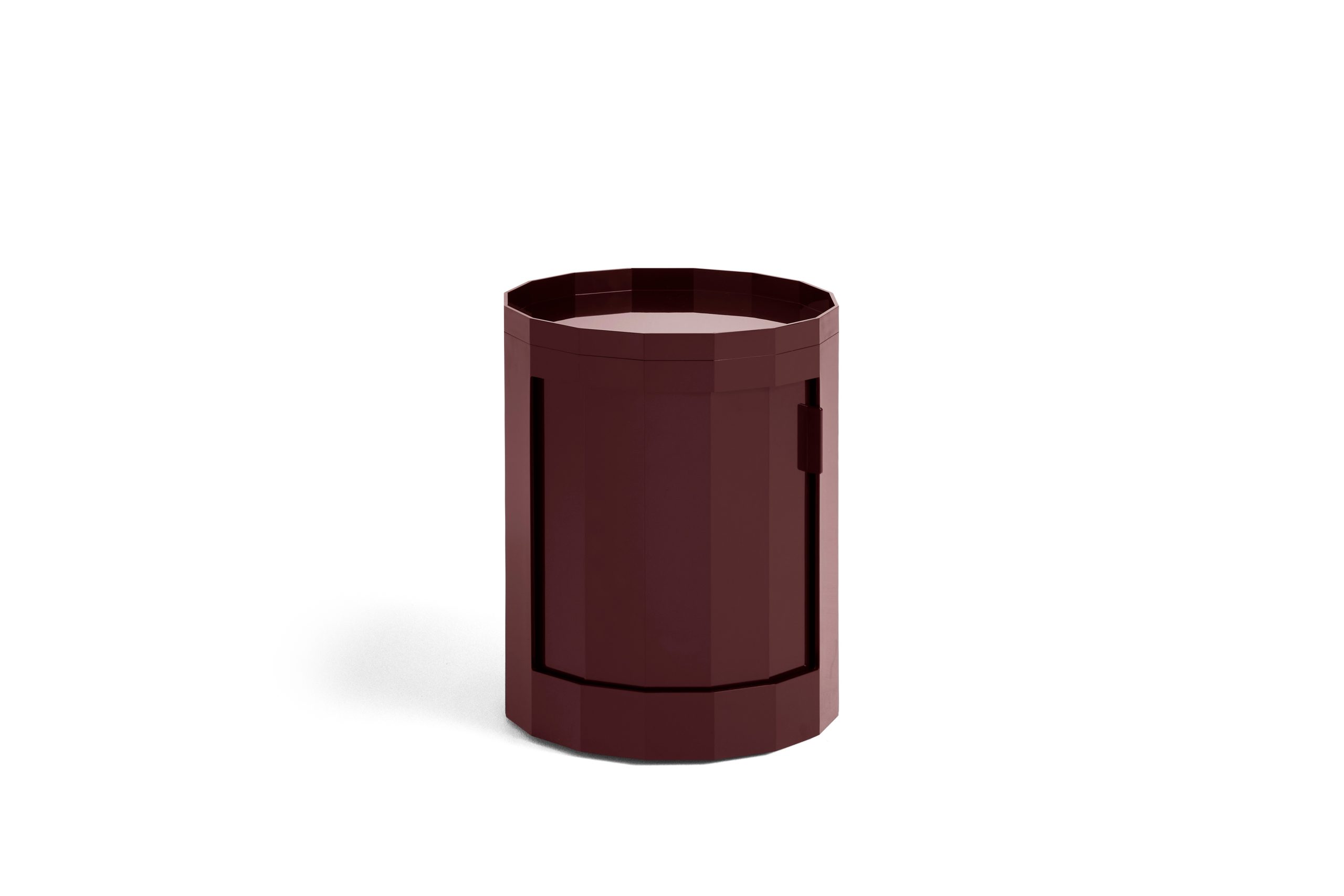 HAY - Facet Lavskåp 49cm - Burgunder - Burgundy - One Size - Gratis frakt v:3863954
