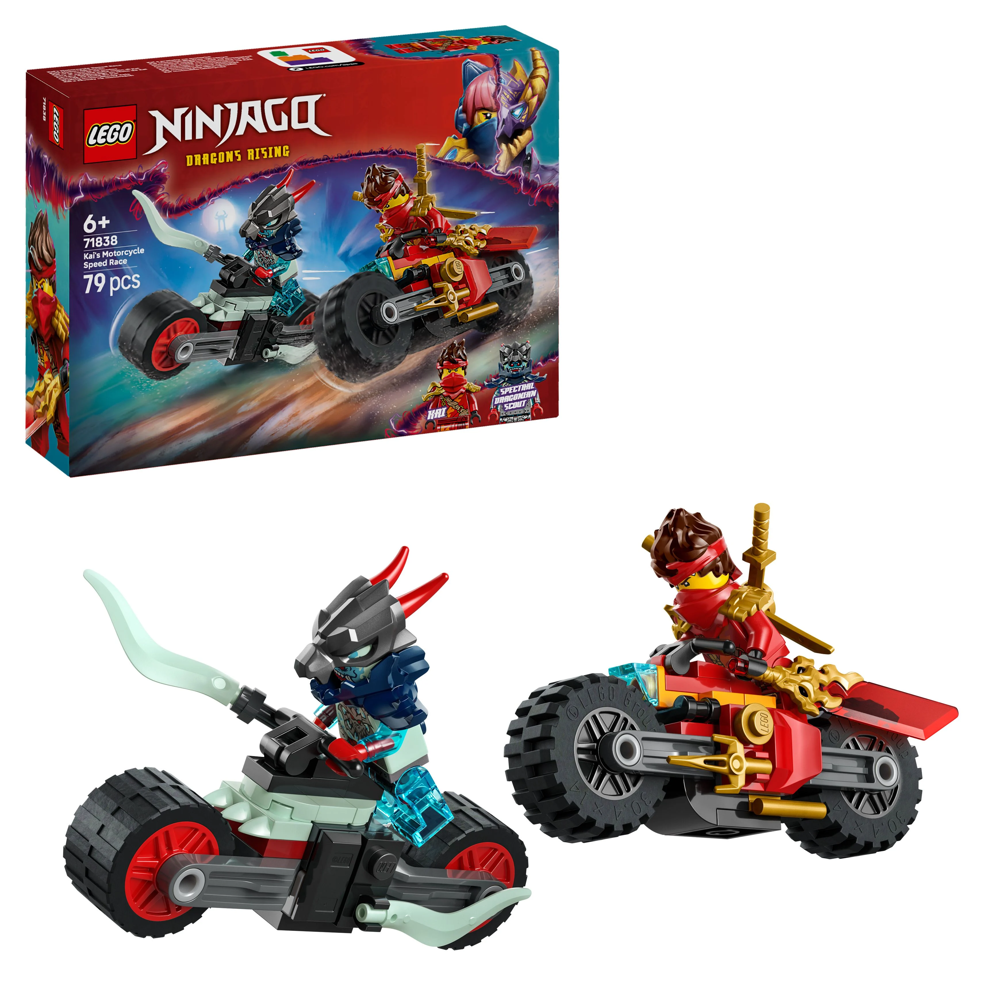 LEGO – Ninjago – Kais fartsfylte motorsykkeljakt (71838) v:6428024 LEGO – Ninjago – Kais fartsfylte motorsykkeljakt (71838) v:6428024