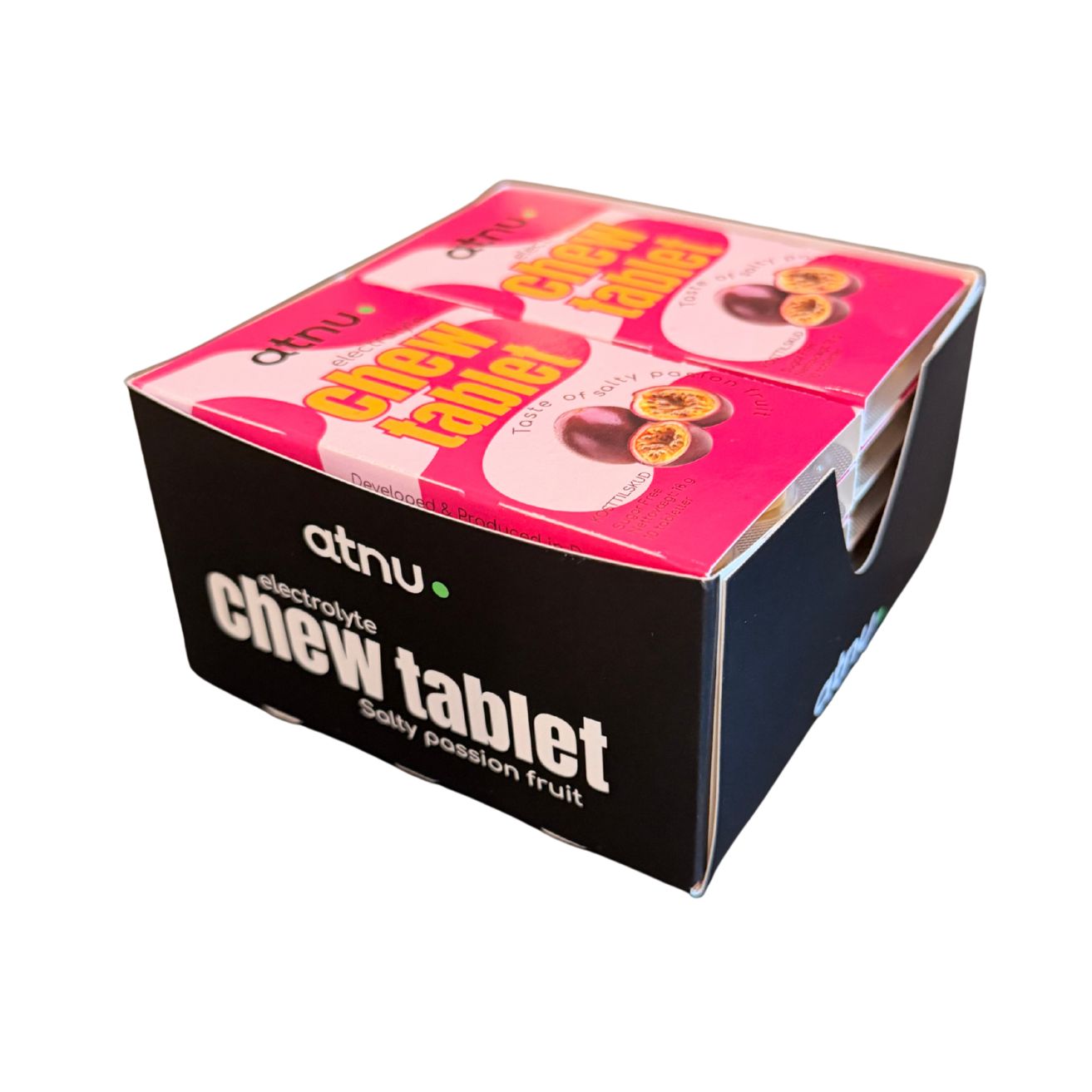 Atnu – Electrolyte Chew Tablet Passion Fruit Box – 12 pcs. v:3656588