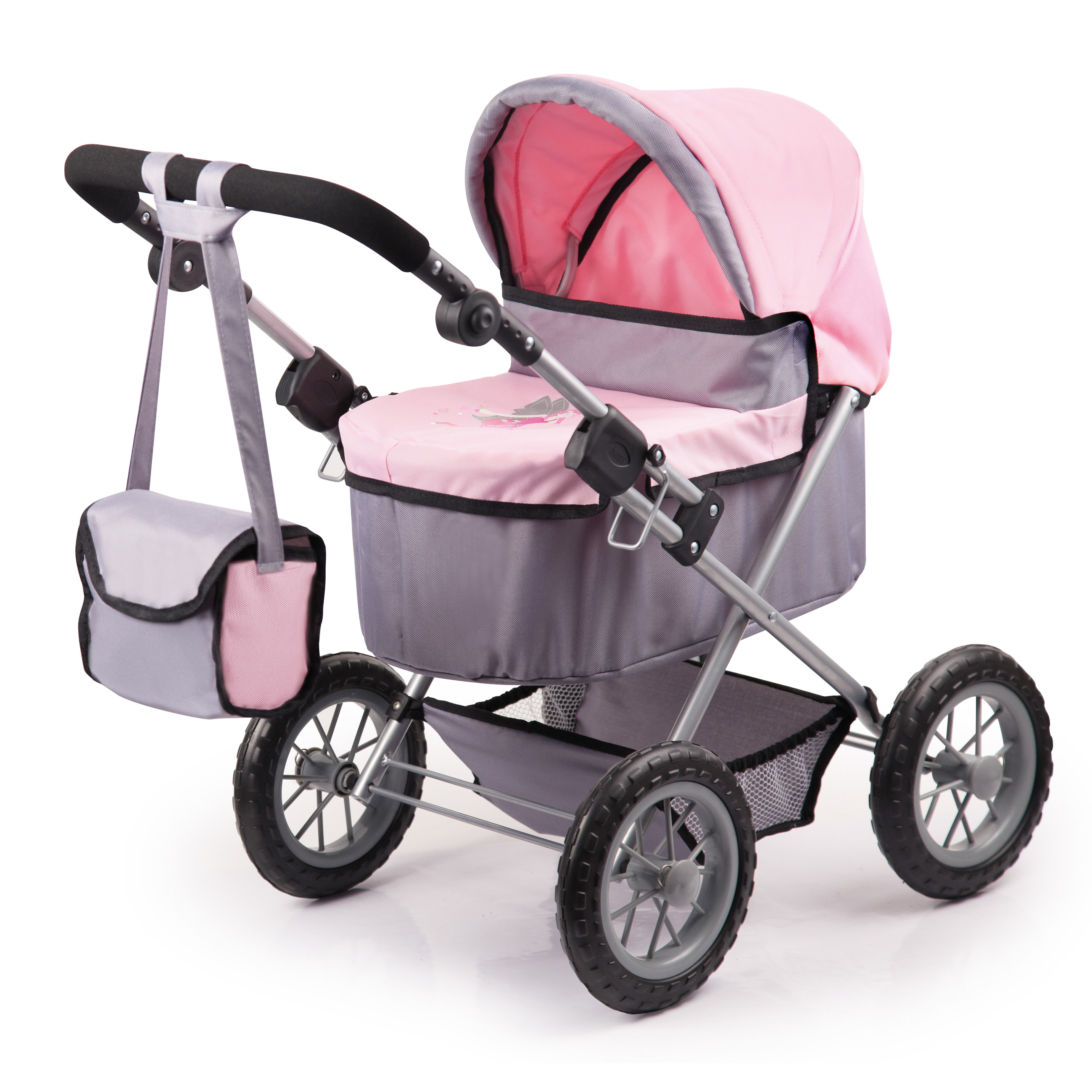 Bayer - Dolls Pram Trendy (13008AA) - Gratis frakt v:3659441