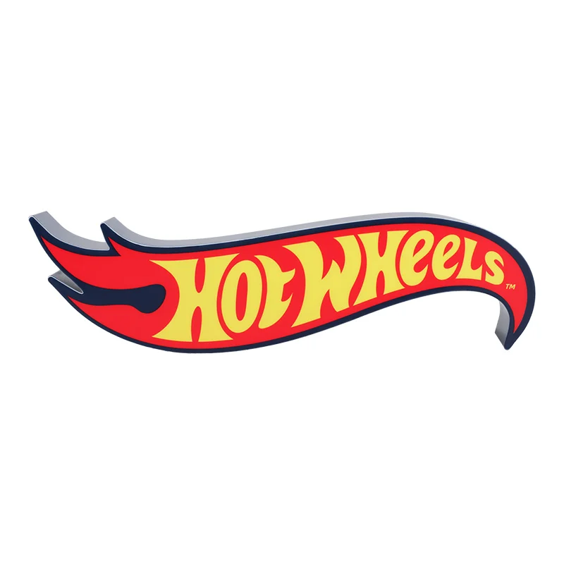 Hot Wheels Shaped Logo Light - Gratis frakt v:1207318
